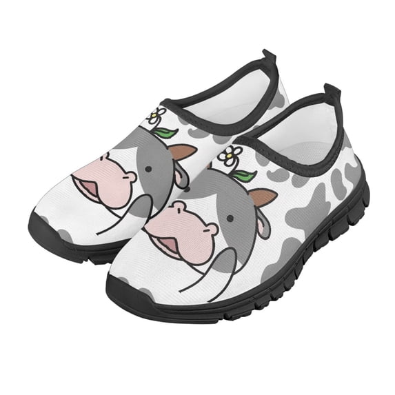 CHAQLIN Boys and Girls Slip on Sneakers Casual Dress Shoes Kids Lightweight Breathable Athletic Running Shoes