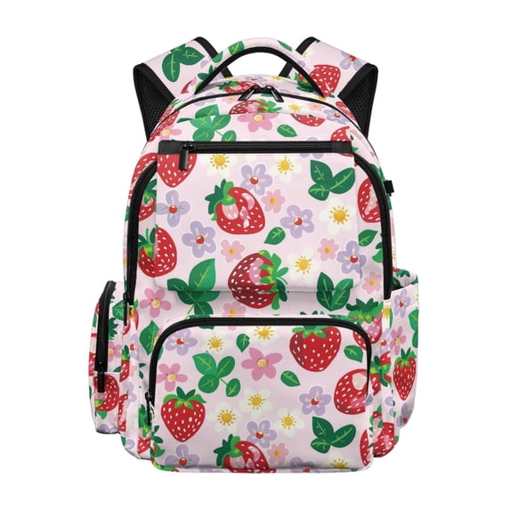 CHAQLIN Breathable Padded Strap Laptop Backpack 17 Inch, 600D Polyester Waterproof Book Bag for Elementary School Students