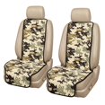 thumbnail image 1 of CHAQLIN Camouflage Bow Pattern Non-Slip Cushion Covers, Washable Polyester Car Front Seat Covers 2-Pack Non‑Slip Car Seat Covers for SUV, 1 of 7