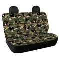 thumbnail image 1 of CHAQLIN Camouflage Eagle, Non-Slip Replacement Back Seat Protectors Set of 2 Waterproof All Weather Car Back Seat Cover for Auto Car Interior, 1 of 6