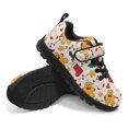 thumbnail image 1 of CHAQLIN Cartoon Gingerbread Running Shoes for Kids Boys Christmas Single Buckle Lace Up Walking Shoes Lightweight Anti Slip Athletic Sports Hiking Sneakers US 1, 1 of 7