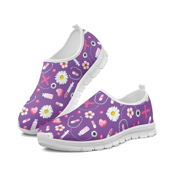 CHAQLIN Casual Dress Shoes Nude Flats for Women Hands Free Slip On Fashion Sneakers Lightweight Breathable Walking Shoes