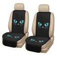 thumbnail image 1 of CHAQLIN Cat Eye Pattern Design Car Seat Covers for Pets, Non-Slip Padded Front Seat Protector Pads for SUV, Quilted Padded Fabric Car Front Seat Covers, 1 of 7