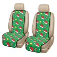 thumbnail image 1 of CHAQLIN Christmas Icon Pattern Car Seat Covers for Vans, Quilted Design with Buckle Car Front Seat Covers 2‑Piece Set Quilted Breathable Fabric Car Seat Covers Protector, 1 of 7