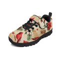 thumbnail image 1 of CHAQLIN Christmas Kids Sneakers Retro Art Bird Red Cardinal Shoes for Boys Girls 1 Lightweight Breathable Athletic Running Tennis Shoes with EVA Sole, 1 of 7