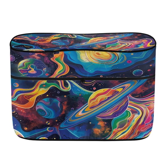 CHAQLIN Colorful Galaxy RV Dual Propane Tank Cover, Polyester Fabric UV Resistant for Travel and Outdoor Camping, Stylish Cover for RV Campers