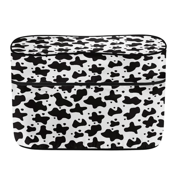 CHAQLIN Cow Print Rv Propane Tank Cover with Durable Polyester, Weather Resistant Dual Tank Cover for Camping and Outdoor Protection