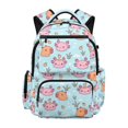 thumbnail image 1 of CHAQLIN Durable School Backpack for Travel Elementary, 600D Polyester Water Resistant Book Bag, Cute Axolotl Capybara Pattern, 1 of 10