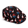 thumbnail image 1 of CHAQLIN Flaming Bowling Newsboy Hat, Polyester Adjustable Forward Flat Cap for Men Women, Windproof for Driving Hunting and Daily Wear, 1 of 4