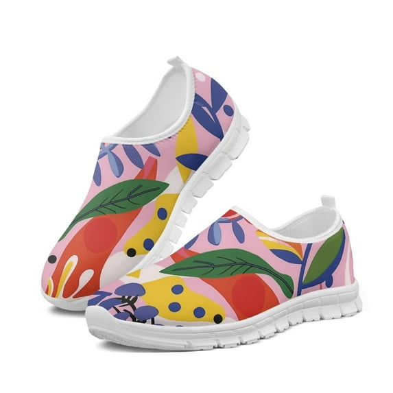 CHAQLIN Flats for Women Running Shoes Casual Breathable Walking Shoes Sport Athletic Sneakers Gym Tennis Slip On Comfortable Lightweight Shoes