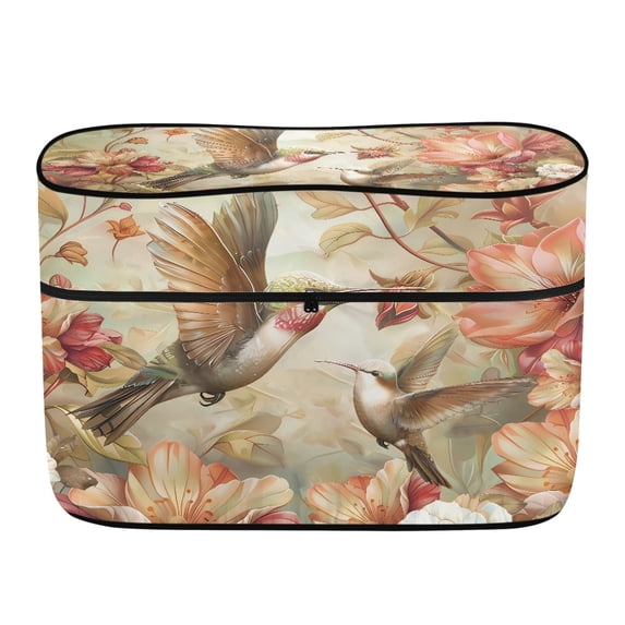 CHAQLIN Floral Bird Print Camper Propane Tank Cover with UV Protection UV Resistant RV Propane Tank Cover for RV Trailer for Travel, Polyester RV Dual Propane Tank Cover
