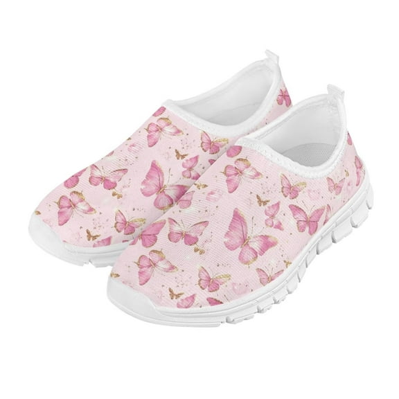 CHAQLIN Girl Boys Slip-On Sneakers Little Kid/Big Kid Lightweight Fashion Breathable Tennis Walking Shoes Non Slip Runing Shoes