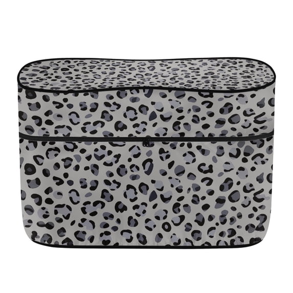 CHAQLIN Gray Leopard Theme RV Propane Tank Cover for Camping, Polyester Protective Covers RV Trailer Propane Tank Cover Dustproof UV Resistant Camper Propane Tank Cover
