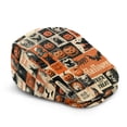 thumbnail image 1 of CHAQLIN Halloween Flat Newsboy Cap Featuring Pumpkins Skulls, Wrinkle Resistant Polyester Lightweight Cap for Summer Driving and Casual Daily Wear, 1 of 4