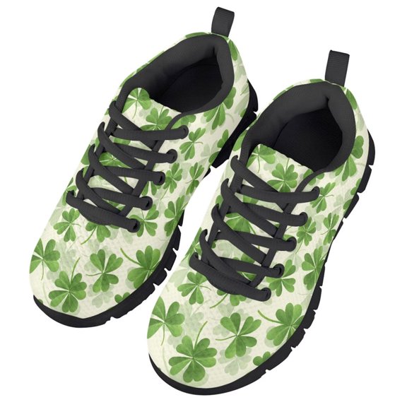 CHAQLIN Kid's St. Parik's Day Shoes Slip On Sneaker Comfort Casual Running Tennis School Low Top Sneaker Strap Athletic Walking Shoes for Children