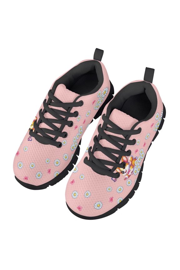 Kids Sneakers for Girls Tennis Shoes Unisex Athletic Running Cushion Lightweight Sneaker Comfy Walking