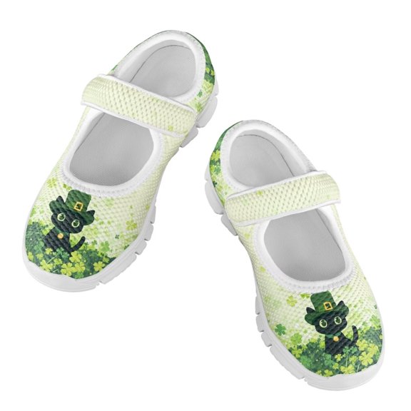 CHAQLIN Kids St. Patrick's Day Sneakers Tennis Barefoot Shoes for Boys Girls Zero Drop Slip On Breathable Non Slip Shoe Toddler Little Big Kid