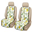 thumbnail image 1 of CHAQLIN Lemons Pattern Breathable Seat Protector, Washable Polyester Car Seat Cushion Covers 2 Pcs Padded Car Front Seat Covers for Most Cars, 1 of 7