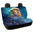 thumbnail image 1 of CHAQLIN Lion and Star Pattern Non-Slip Auto Seat Cushions for Car Interior Automotive, Waterproof Rear Seat Covers Stretch Back Seat Protectors, 1 of 6