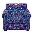 thumbnail image 1 of CHAQLIN Mandala Pattern Couch Covers 2 Piece Individual Cushion Cover Elastane Armchair Covers Set with Washable for Living Room, 1 of 8
