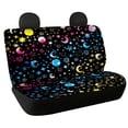 thumbnail image 1 of CHAQLIN Moon and Star Pattern Stretch Rear Bench Seat Covers for Auto Car Interior, Non-Slip Bench Seat Bottom Cushions Dustproof Seat Cushions, 1 of 4