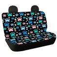 thumbnail image 1 of CHAQLIN Paw Print Stretch Auto Seat Cushions for Car Interior Travel, Non-Slip Rear Seat Covers Waterproof Rear Bench Seat Cover, 1 of 7