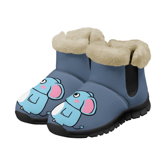 CHAQLIN Platform Boots for Women Waterproof Walking Booties Non Slip Fur Lined Warm Outdoor Ankle Short Boot Hiking Boots Classic Ultra Mini Boot