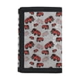 thumbnail image 1 of CHAQLIN Polyester Coin Pockets with Wear-Resistant Easy Access Children's Wallet for Outdoor Sports, Fire Engine Pattern Trifold Card Wallet, 1 of 7