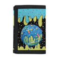 thumbnail image 1 of CHAQLIN Polyester Trifold Toddler Wallet Featuring Icing Tennis Ball, Slim Lightweight Money Organizer for Sports and School Use, 1 of 7