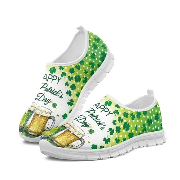 CHAQLIN St. Patrick's Day Casual Orthopedic Shoes for Ladies Plantar Fasciitis Indoor Outdoor Walking Slippers Comfort Fall Shoes