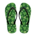 thumbnail image 1 of CHAQLIN St. Patrick's Day Slim Flip Flops for Women Beach Rubber Shower Shoes Basic Thong Sandals, 1 of 9