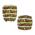 thumbnail image 1 of CHAQLIN Striped Christmas Tree Pattern Computer Chair Slipcovers, 2 Pcs Rotating Chair Slipcover Washable Stretch Office Chair Cover for Gaming Chair, 1 of 8