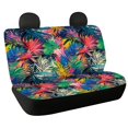 thumbnail image 1 of CHAQLIN Tropical Leaves Car Seat Covers with Van Truck, Decorative Washable Car Back Seat Covers(2 Piece), 1 of 6