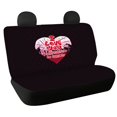 thumbnail image 1 of CHAQLIN Valentine's Day Car Back Seat Covers Featuring I Love You Heart, Set of 2 Pieces Stretch Durable Covers for Dog Owners and Daily Travel, 1 of 4