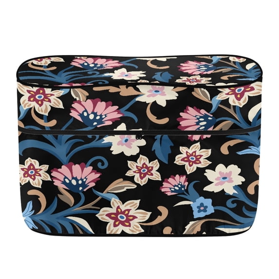 CHAQLIN Vintage Floral Theme Trailer Propane Tank Cover Waterproof for Travel Camping, Polyester Durable UV Resistant RV Propane Tank Cover