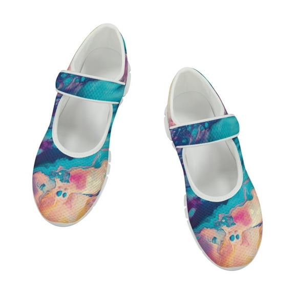 CHAQLIN Women Classic Round Closed Toe Mary Jane Flats Platform Adjustable Single Ankle Strap Buckle Comfy Shoes