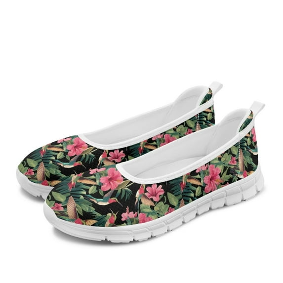 CHAQLIN Women's Dress Flats Ballet Low Wedge Round Toe Comfortable Dress Shoes for Women