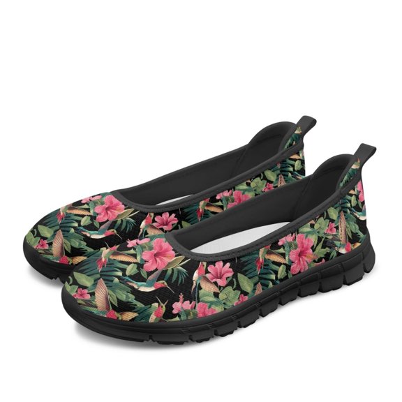 FUIALDOLG Women's Dress Flats Ballet Low Wedge Round Toe Comfortable Dress Shoes for Women