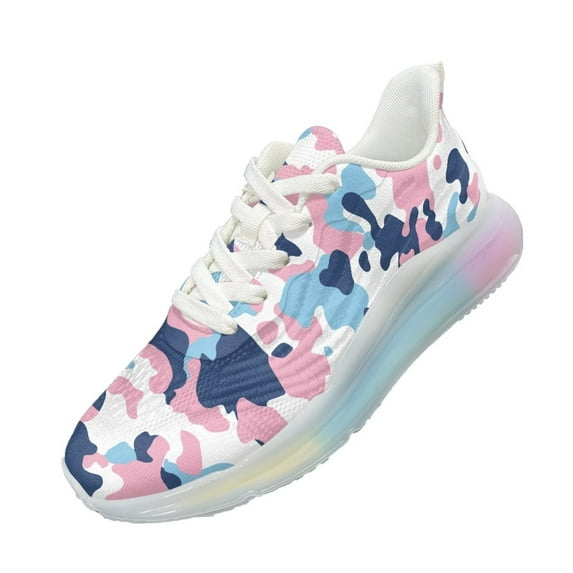 CHAQLIN Women's Fashion Sneaker Lace-Up Running Shoe Casual Cushioning Walking Tennis Sneaker Lightweight Casual Sneakers for Travel Gym Work Woman Waitress Nurse