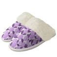 thumbnail image 1 of CHAQLIN Women's Fuzzy Slippers Bedroom House Cotton Slippers Fluffy Plush Warm Slip-on Indoor Shoes, 1 of 8