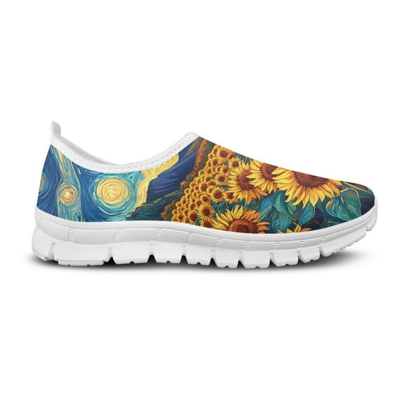 CHAQLIN Women's Slip on Breathable Shoes Sneakers Loafers Non Slip Shoes Low Top Casual Comfortable Walking Shoes