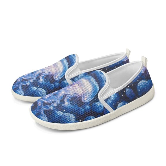 CHAQLIN Women's Slip on Loafer Shoes Mesh Casual Ballet Flat Nurse Walking Sneakers Knit Round Toe Casual Shoes