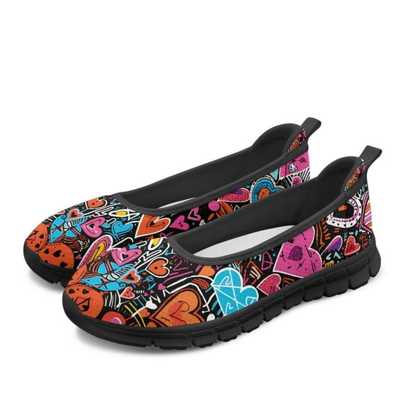 CHAQLIN Women's Slip on Sneakers Non Slip Loafers Low Top Casual Tennis Shoes Workout Shoes for Women