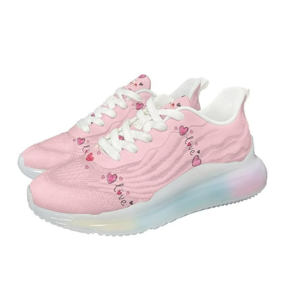 CHAQLIN Womens Lightweight Air Running Shoes Breathable Gym Jogging Running Tennis Sneakers with Air Cushion No Tie