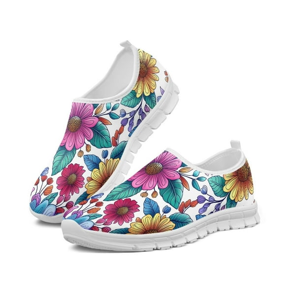 CHAQLIN Womens Orthopedic Slip On Loafers Walking Shoes with Arch Support Leisure Vintage Flat Walking Shoes for Foot and Heel Pain Relief