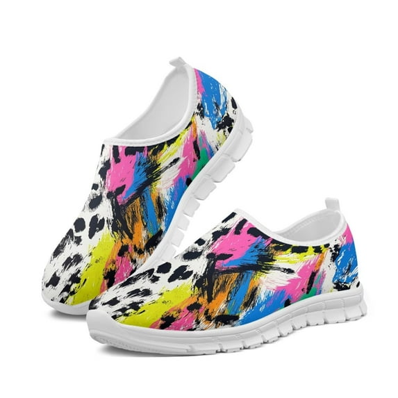 CHAQLIN Womens Slip On Loafers Walking Shoes with Arch Support Leisure Vintage Flat Walking Shoes for Foot and Heel Pain Relief