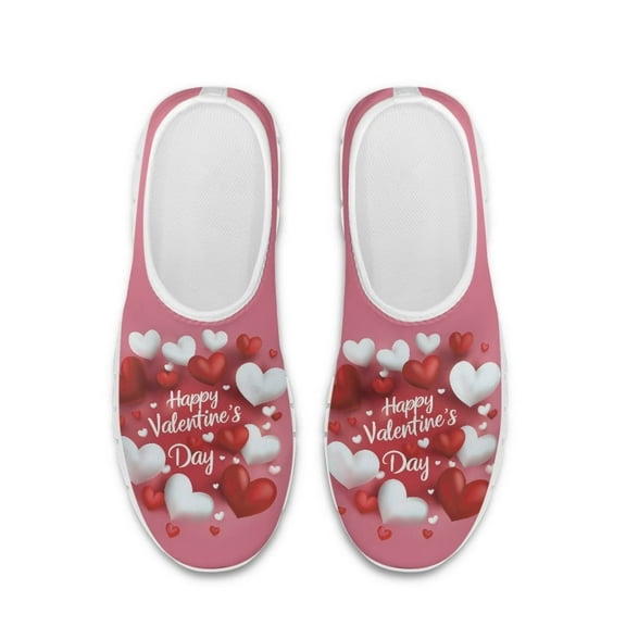 CHAQLIN Womens Valentine's day Slip On Loafers Walking Shoes with Arch Support Leisure Vintage Flat Walking Shoes for Foot and Heel Pain Relief