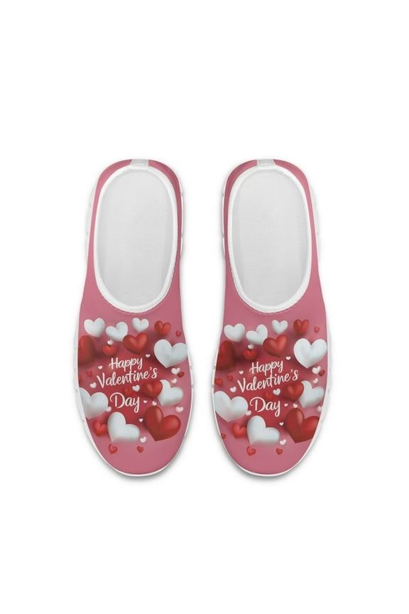 Womens Valentine's day Slip On Loafers Walking Shoes with Arch Support Leisure Vintage Flat Walking Shoes for Foot and Heel Pain Relief