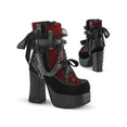 thumbnail image 1 of CHARADE-110, 4 1/2 " Heel 2" Platform Ankle Boot, 1 of 2