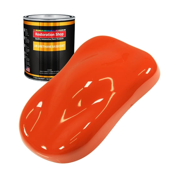 CHARGER Orange 1 Quart URETHANE BASECOAT Car Auto Body Paint